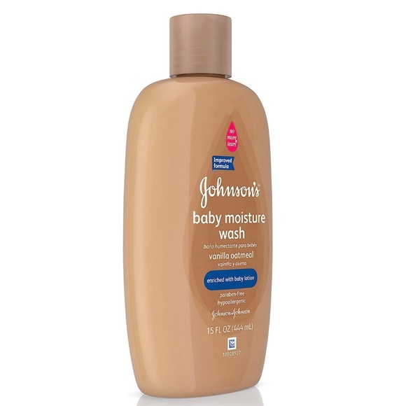 Johnson's Baby Moisture Wash, Vanilla Oatmeal, 15 Ounce - Picture 3 of 4